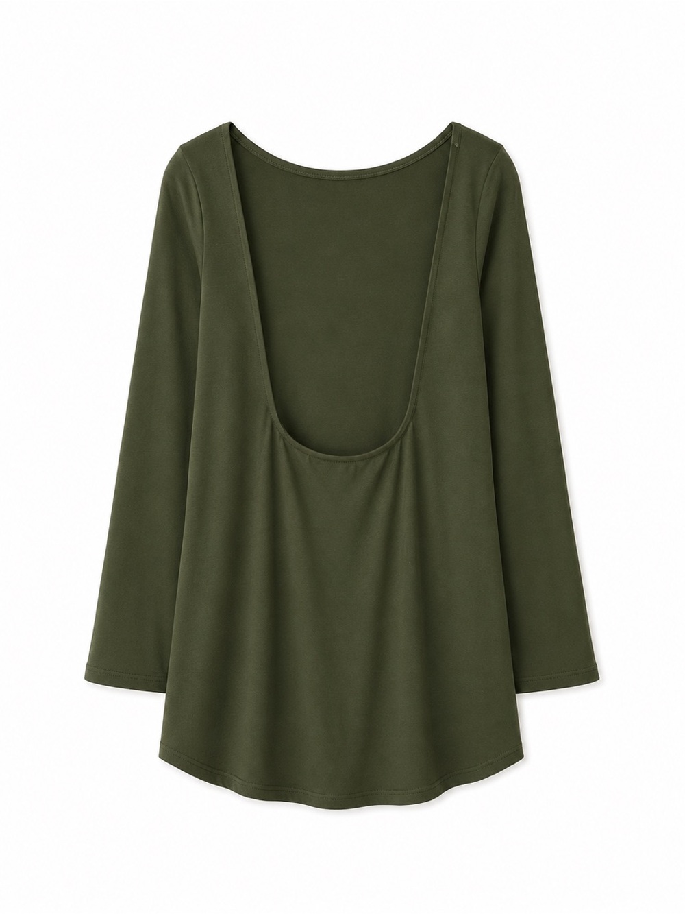 FP BEACH FREE PEOPLE ROSALIA LOW-BACK GREEN DUFFLE MINI DRESS SZ M NWOT - Picture 4 of 4